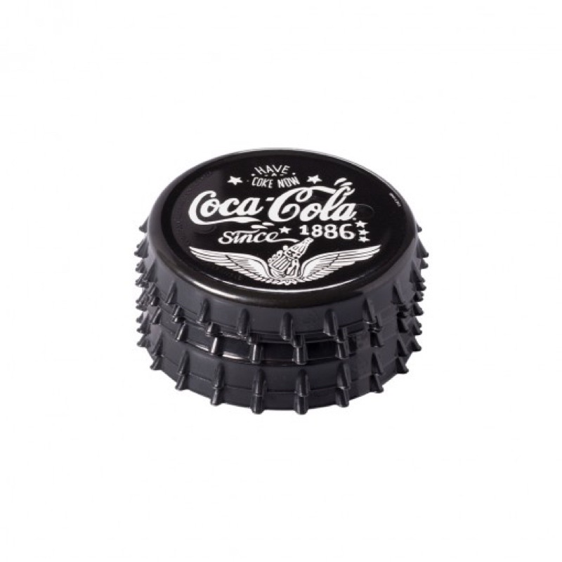 Conjunto de Porta Copos Coca Cola Preto 6...