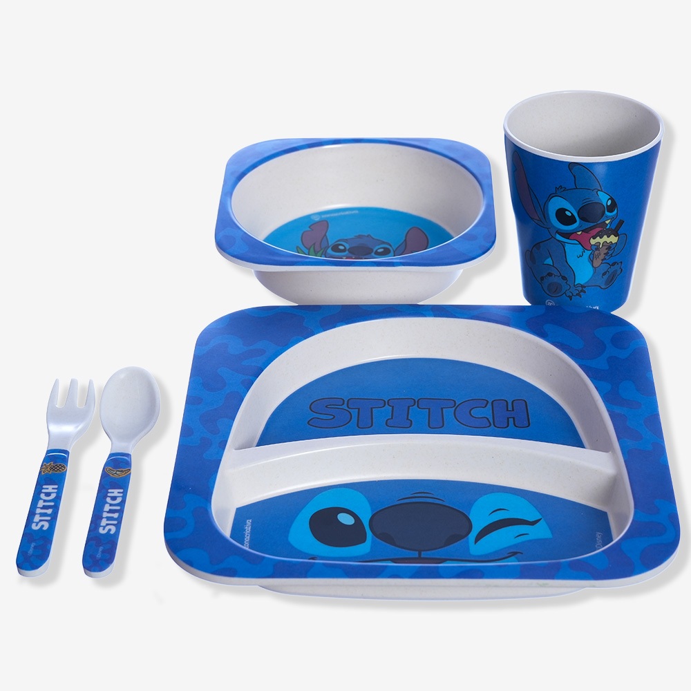 KIT ALIMENTAÇÃO STITCH INFANTIL - DISNEY