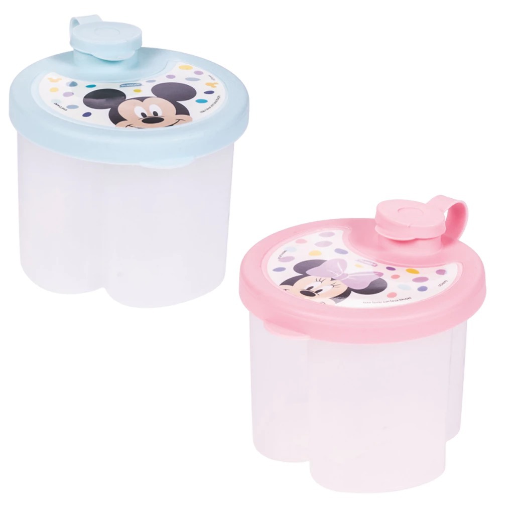 Dosador de Leite Em Pó Mickey e Minnie Ba...