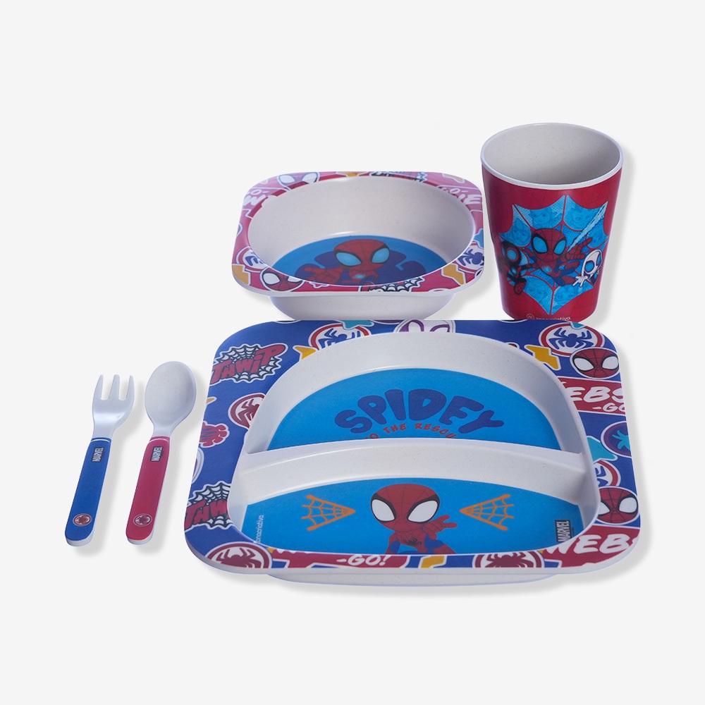 KIT ALIMENTAÇÃO HOMEM ARANHA INFANTIL