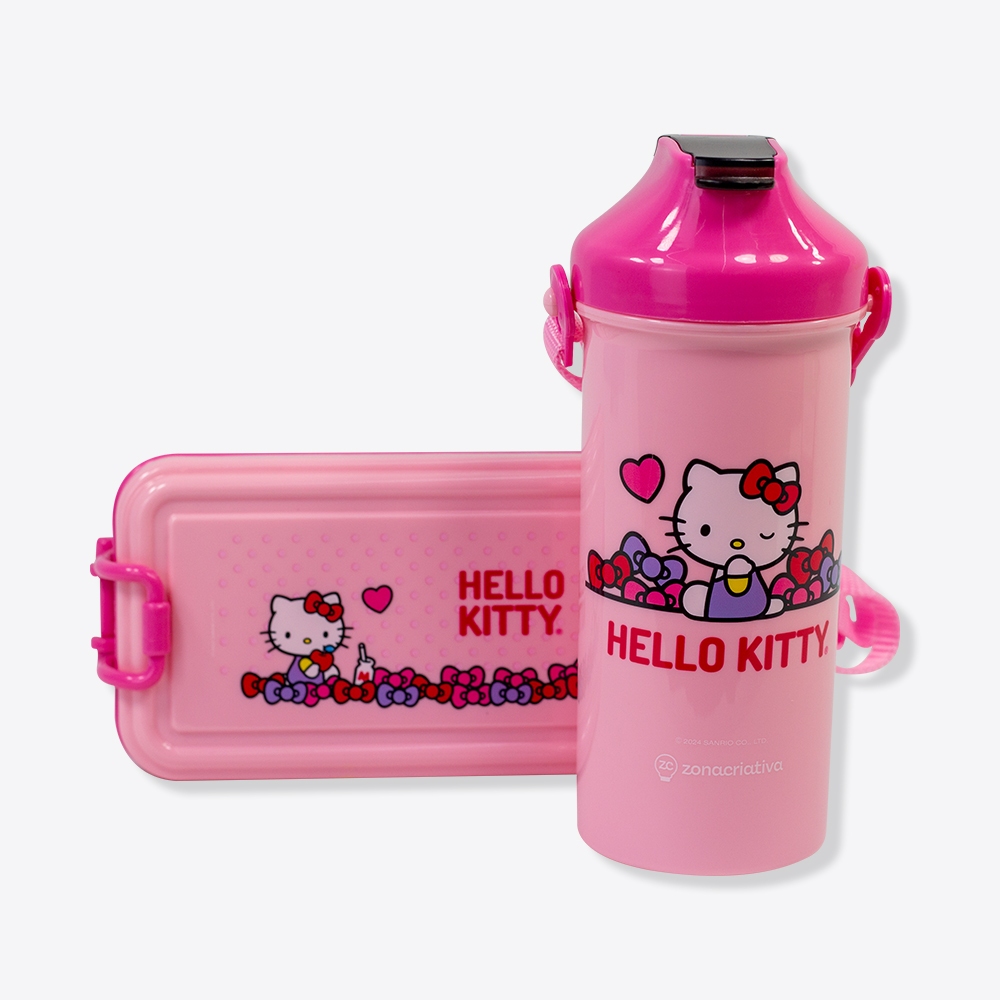 Kit Lancheira Hello Kitty | Marmita 620mL...
