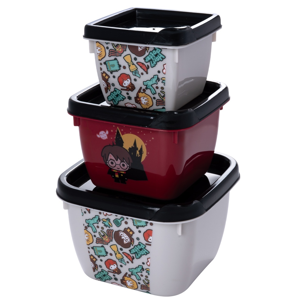 Conjunto de Potes Conect  Harry Potter 3 ...