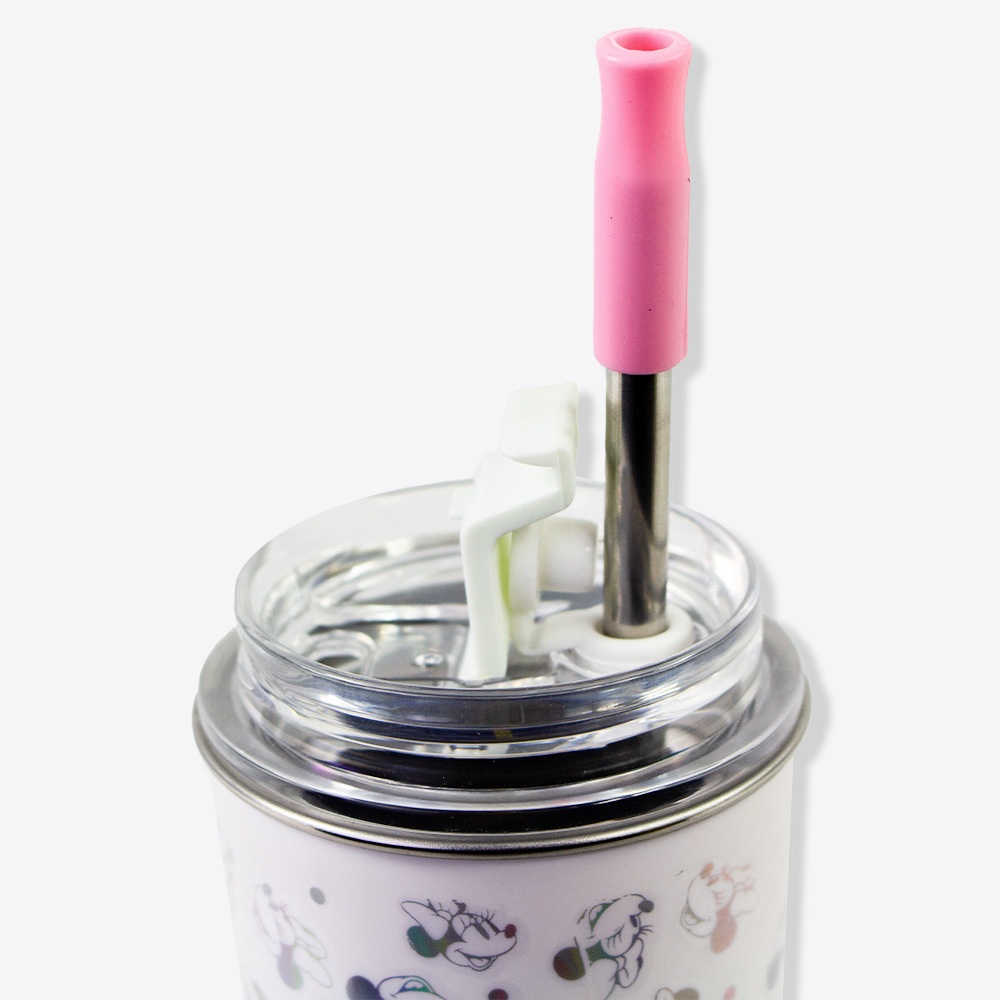 Copo Minnie e Mickey Neo com Canudo 300ml