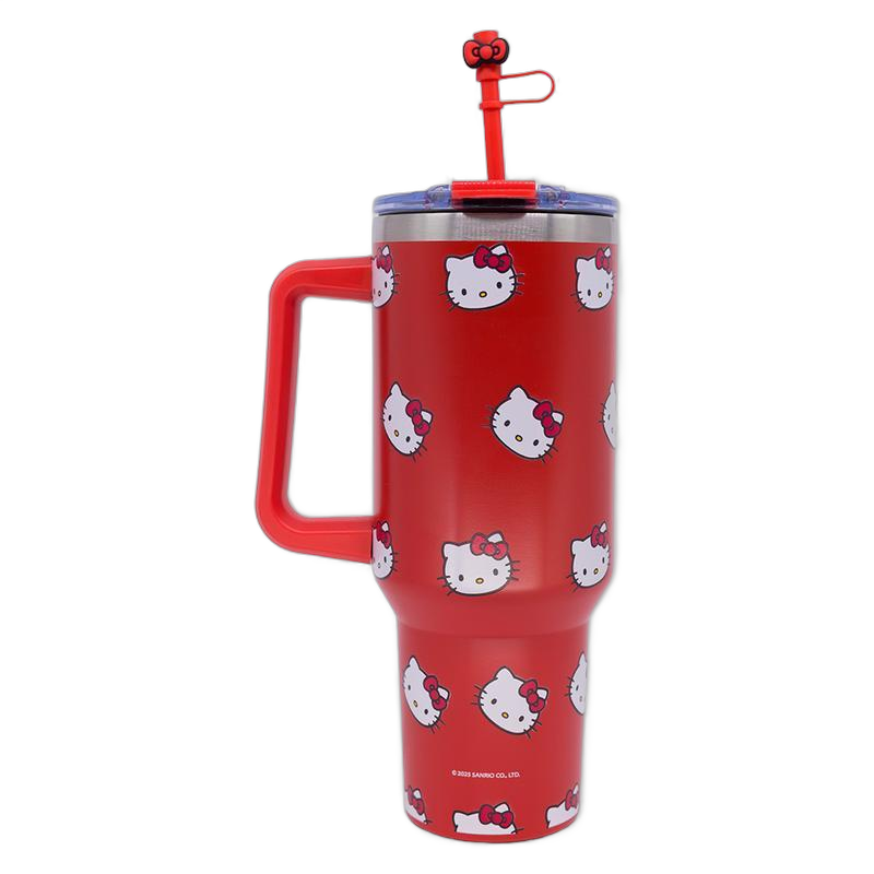 Copo Térmico Hello Kitty Tumbler com Ping...