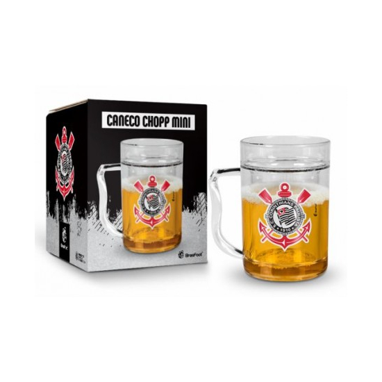 CANECA GEL CERVEJA 200ML - CORINTHIANS