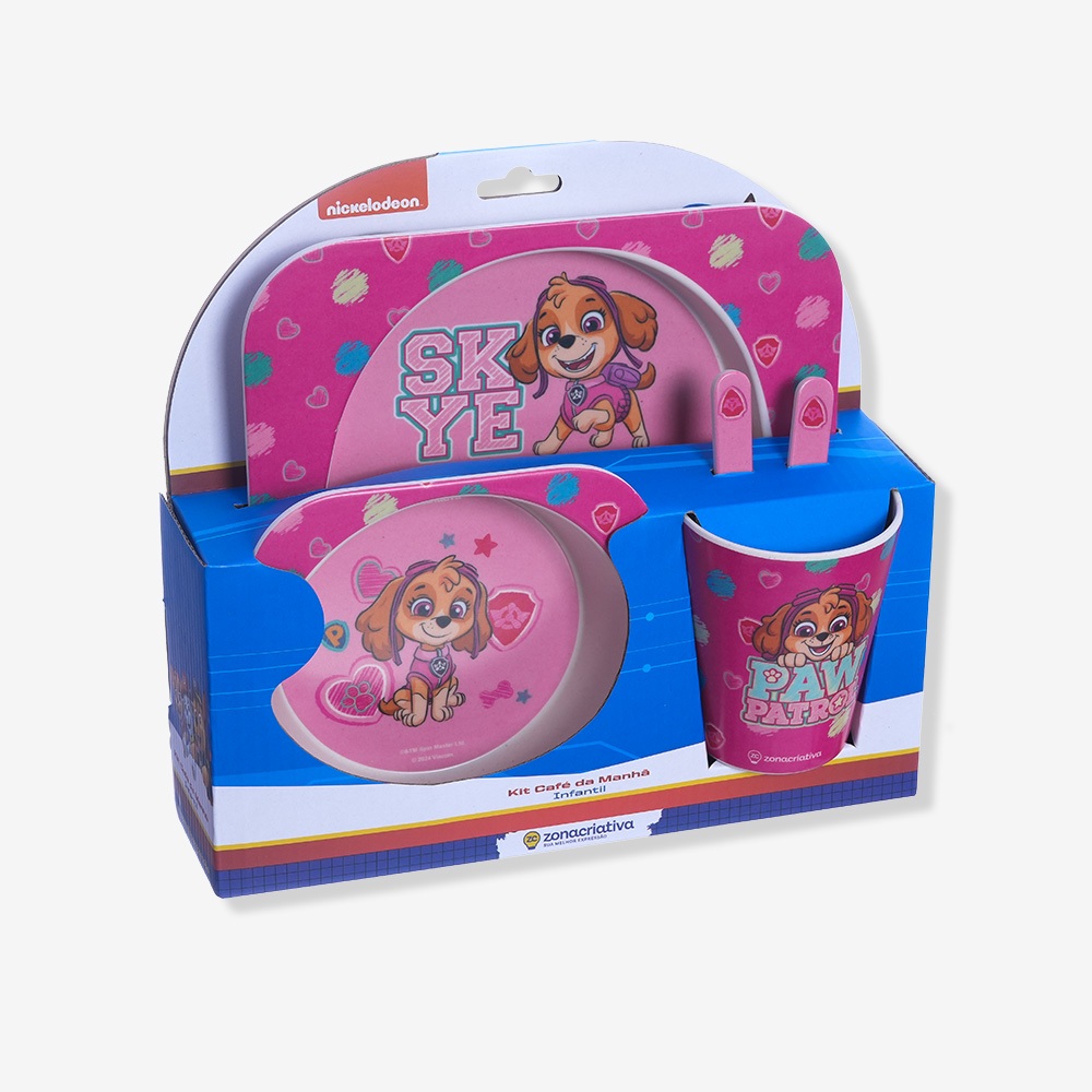 Kit Alimentação SKYE Infantil Prato, Bowl...