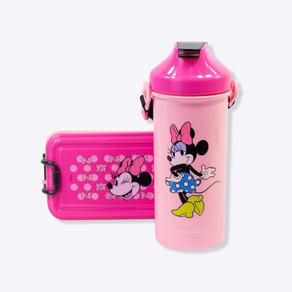 Kit Lancheira Minnie e Mickey Mouse Disne...