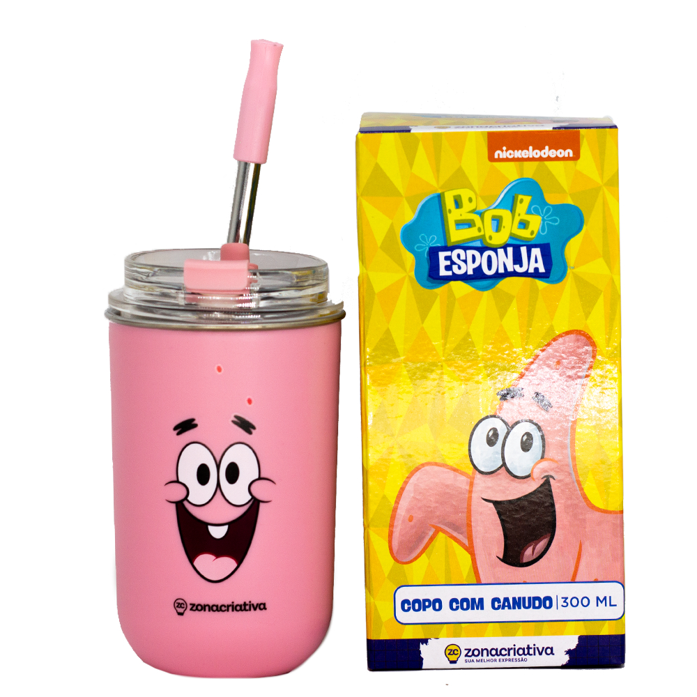 Copo Bob Esponja ou Patrick Estrela Neo c...